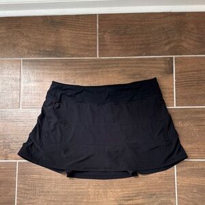 Black lululemon Base Pace skirt